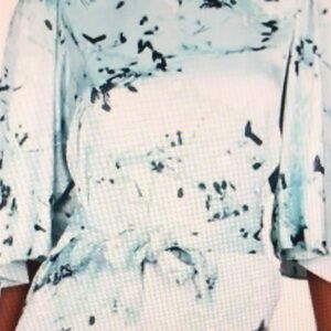 Bell Sleeve Tie-Front Blouse NWOT